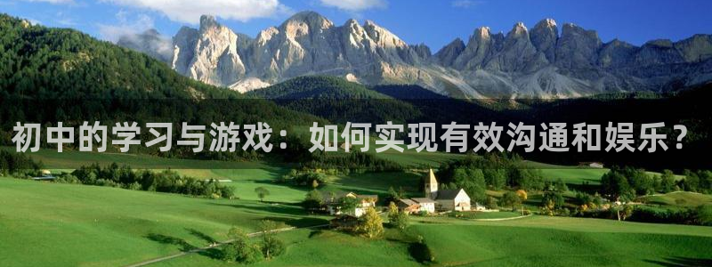 摩根娱乐挂机教程：初中的学习与游戏：如何实现有效沟通和娱乐？