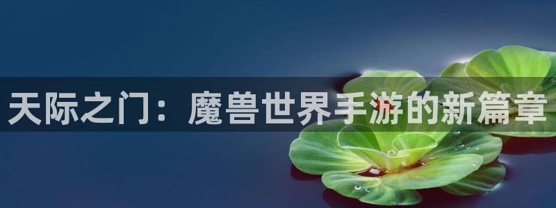摩根娱乐这个平台怎么样呀：天际之门：魔兽世界手游的新篇章